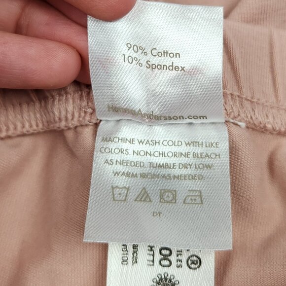 Hanna Andersson Pink Lightweight Elastic Waist Side Stripe Leggings 85cm US 2T - Picture 6 of 8